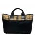 BURBERRY BLACK LABEL (バーバリーブラックレーベル) ノバチェックビジネスバッグ ベージュ：6000円