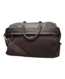 BURBERRY（バーバリー）の古着「ナイロン×レザー2WAYボストンバッグ」｜ブラウン