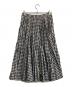 tricot COMME des GARCONS (トリココムデギャルソン) ギンガムチェックフレアスカート ホワイト サイズ:Ｍ：10000円