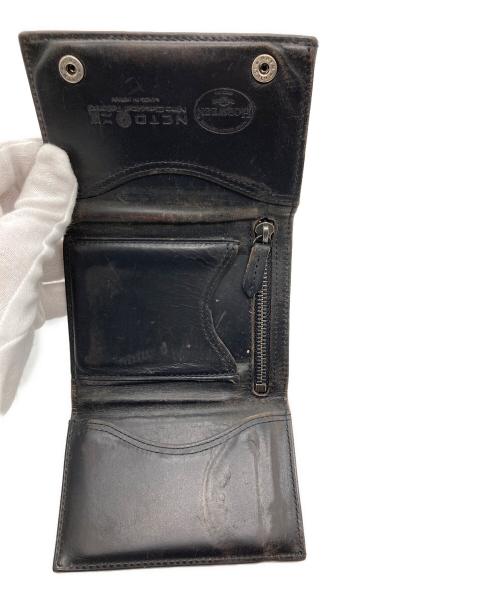 Horween（ホーウイン）Horween (ホーウイン) 3つ折り財布 ブラックの古着・服飾アイテム