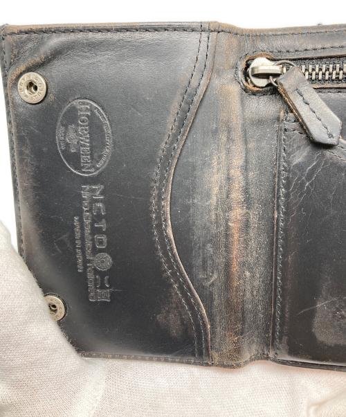 Horween（ホーウイン）Horween (ホーウイン) 3つ折り財布 ブラックの古着・服飾アイテム