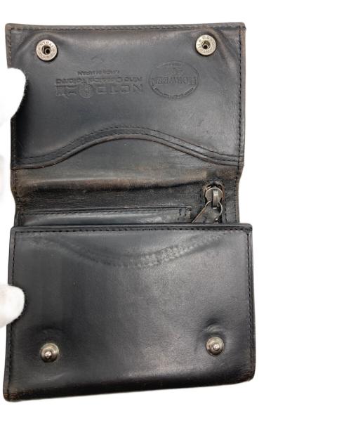 Horween（ホーウイン）Horween (ホーウイン) 3つ折り財布 ブラックの古着・服飾アイテム