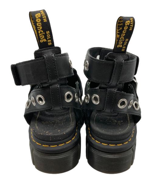 Dr.Martens（ドクターマーチン）Dr.Martens (ドクターマーチン) RICKI HDW SANDAL ブラック サイズ:US6の古着・服飾アイテム