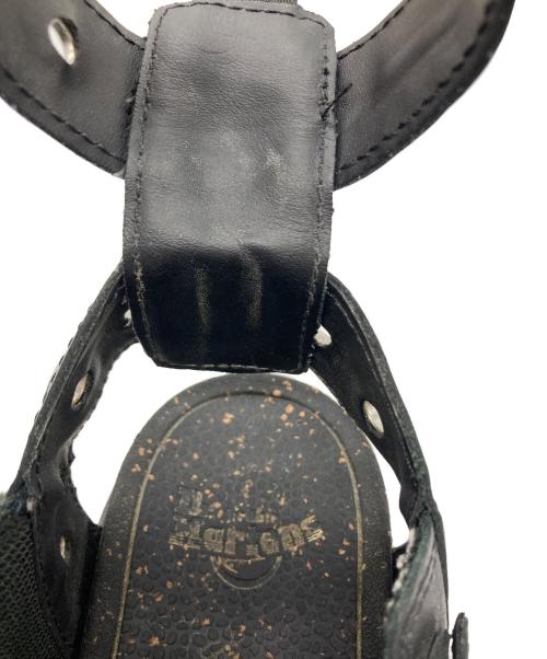 Dr.Martens（ドクターマーチン）Dr.Martens (ドクターマーチン) RICKI HDW SANDAL ブラック サイズ:US6の古着・服飾アイテム
