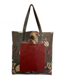 MARNI（マルニ）の古着「PVCトートバッグ」｜カーキ
