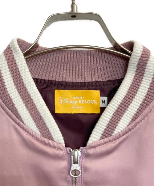 DISNEY（ディズニー）DISNEY (ディズニー) スーベニアジャケット ピンク サイズ:Mの古着・服飾アイテム
