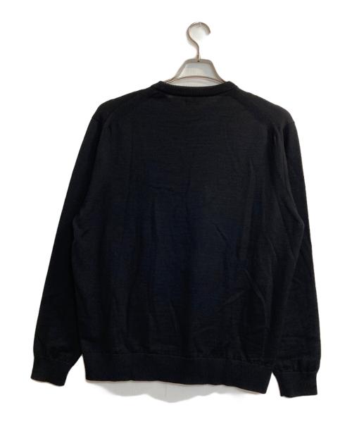 RATS（ラッツ）RATS (ラッツ) HIGH GAUGE CREW NECK KNIT ブラック サイズ:Ⅼの古着・服飾アイテム