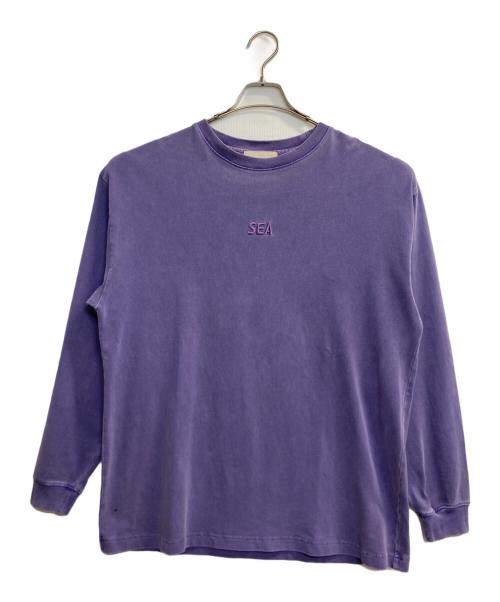 WIND AND SEA（ウィンダンシー）WIND AND SEA (ウィンダンシー) ピグメントL/S Tee パープル サイズ:Ｍの古着・服飾アイテム