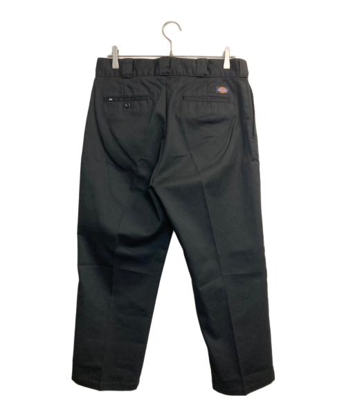 Dickies（ディッキーズ）Dickies (ディッキーズ) WIND AND SEA (ウィンダンシー) センタープレスワイドワークパンツ ブラック サイズ:Lの古着・服飾アイテム