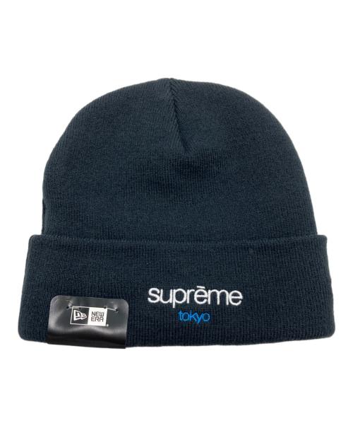 SUPREME（シュプリーム）Supreme (シュプリーム) New Era (ニューエラ) Classic Logo Beanie ブラックの古着・服飾アイテム