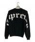 SUPREME (シュプリーム) Old English Printed Sweater ブラック サイズ:Ｌ：20000円