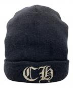 CHROME HEARTSクロムハーツ）の古着「CH Logo Beanie」｜ブラック