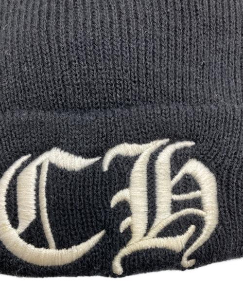 CHROME HEARTS（クロムハーツ）CHROME HEARTS (クロムハーツ) CH Logo Beanie ブラックの古着・服飾アイテム