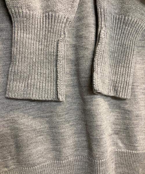 BURBERRY LONDON（バーバリーロンドン）BURBERRY LONDON (バーバリーロンドン) ラグランダブルジップニットパーカー グレー サイズ:Mの古着・服飾アイテム