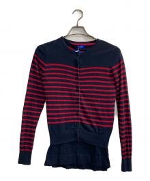 BLUE LABEL CRESTBRIDGE（ブルーレーベルクレストブリッジ）の古着「アンサンブルカーディガン」｜ネイビー