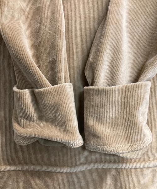 POLO RALPH LAUREN（ポロ・ラルフローレン）POLO RALPH LAUREN (ポロ・ラルフローレン) CORDS ZIP PARKA ベージュ サイズ:Ⅼの古着・服飾アイテム
