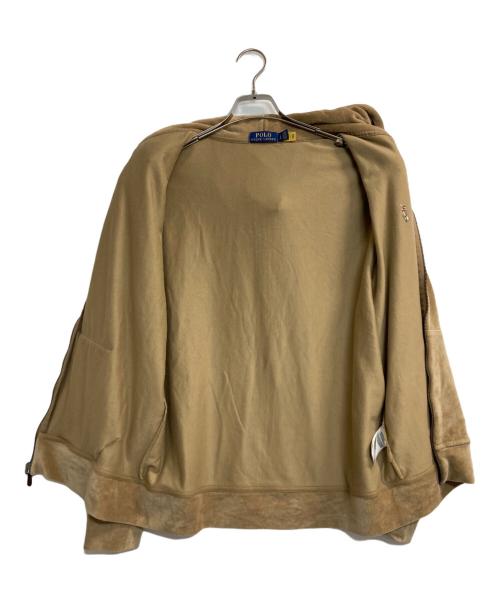 POLO RALPH LAUREN（ポロ・ラルフローレン）POLO RALPH LAUREN (ポロ・ラルフローレン) CORDS ZIP PARKA ベージュ サイズ:Ⅼの古着・服飾アイテム