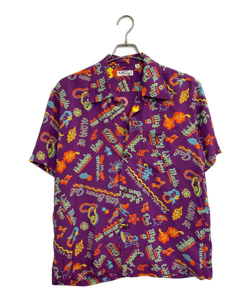 Sun Surf（サンサーフ）Sun Surf (サンサーフ) アロハシャツ パープル サイズ:Mの古着・服飾アイテム