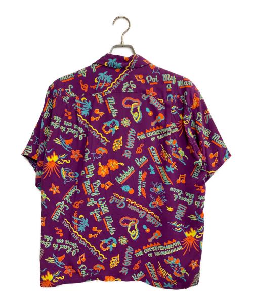 Sun Surf（サンサーフ）Sun Surf (サンサーフ) アロハシャツ パープル サイズ:Mの古着・服飾アイテム