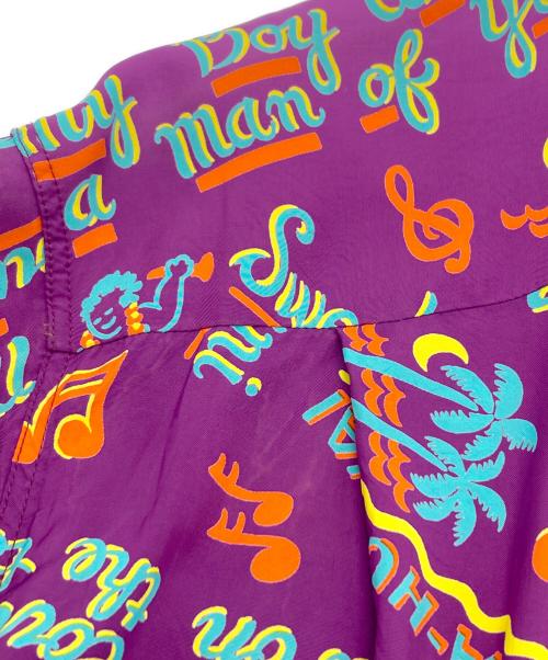Sun Surf（サンサーフ）Sun Surf (サンサーフ) アロハシャツ パープル サイズ:Mの古着・服飾アイテム