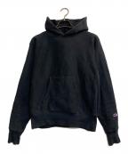 Champion REVERSE WEAVEチャンピオン リバース ウィーブ）の古着「復刻プルオーバーパーカー」｜ブラック