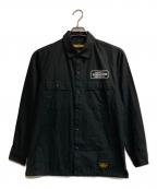 NEIGHBORHOODネイバーフッド）の古着「CLASSIC WORK/C-SHIRT.LS」｜ブラック