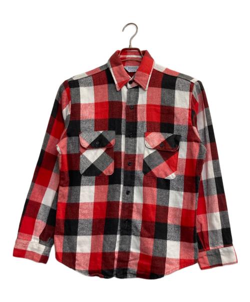FIVE BROTHER（ファイブブラザー）FIVE BROTHER (ファイブブラザー) ネルシャツ レッド×ホワイト サイズ:Ｍの古着・服飾アイテム