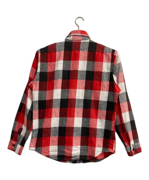 FIVE BROTHER（ファイブブラザー）FIVE BROTHER (ファイブブラザー) ネルシャツ レッド×ホワイト サイズ:Ｍの古着・服飾アイテム