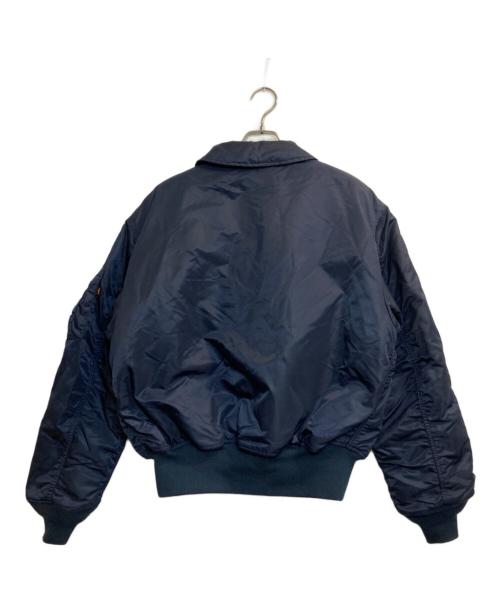 ALPHA（アルファ）ALPHA (アルファ) フライトジャケット ネイビー サイズ:Ｌの古着・服飾アイテム