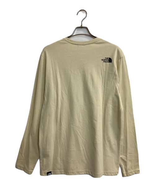 THE NORTH FACE（ザ ノース フェイス）THE NORTH FACE (ザ ノース フェイス) 長袖Tシャツ ベージュ サイズ:Ⅿの古着・服飾アイテム