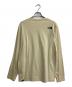 THE NORTH FACE (ザ ノース フェイス) 長袖Tシャツ ベージュ サイズ:Ⅿ：3000円