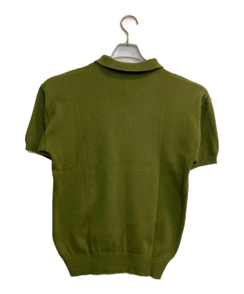 LACOSTE（ラコステ）LACOSTE (ラコステ) ニットポロシャツ グリーン サイズ:Ｍの古着・服飾アイテム