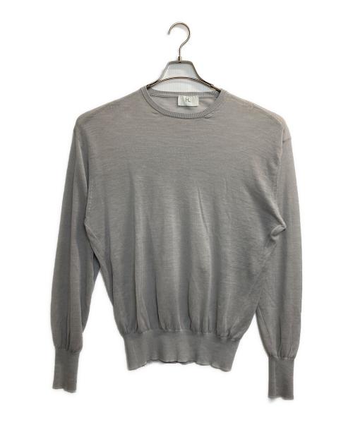 HERILL（ヘリル）HERILL (ヘリル) Ramie High gauge Crewneck グレー サイズ:1の古着・服飾アイテム