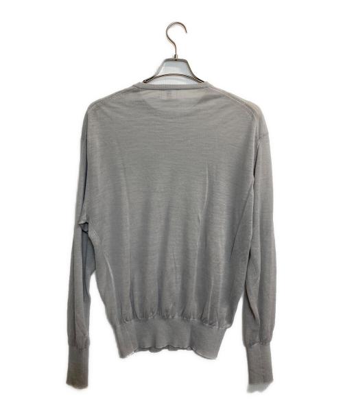 HERILL（ヘリル）HERILL (ヘリル) Ramie High gauge Crewneck グレー サイズ:1の古着・服飾アイテム