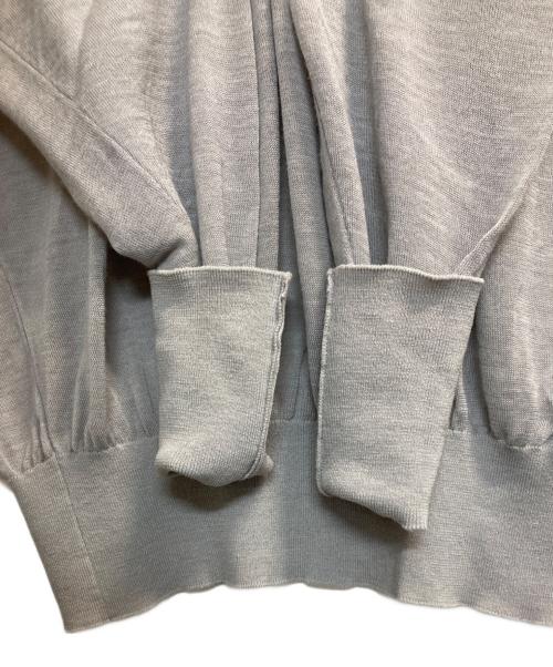 HERILL（ヘリル）HERILL (ヘリル) Ramie High gauge Crewneck グレー サイズ:1の古着・服飾アイテム