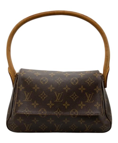 LOUIS VUITTON（ルイ ヴィトン）LOUIS VUITTON (ルイ ヴィトン) ミニルーピングハンドバッグ ブラウンの古着・服飾アイテム