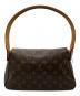 LOUIS VUITTON (ルイ ヴィトン) ミニルーピングハンドバッグ ブラウン：85000円