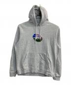 stussyステューシー）の古着「プルオーバーパーカー」｜グレー