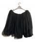 Acka (エーシーケーエー) tulle shirring blouse/チュールオフショルダーブラウス ブラック サイズ:ＦＲＥＥ：4000円