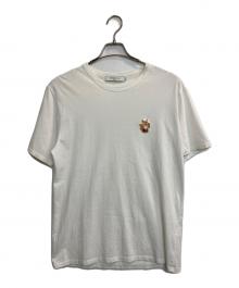 maison kitsune（メゾンキツネ）の古着「ピースキツネワッペンカットソー」｜ホワイト