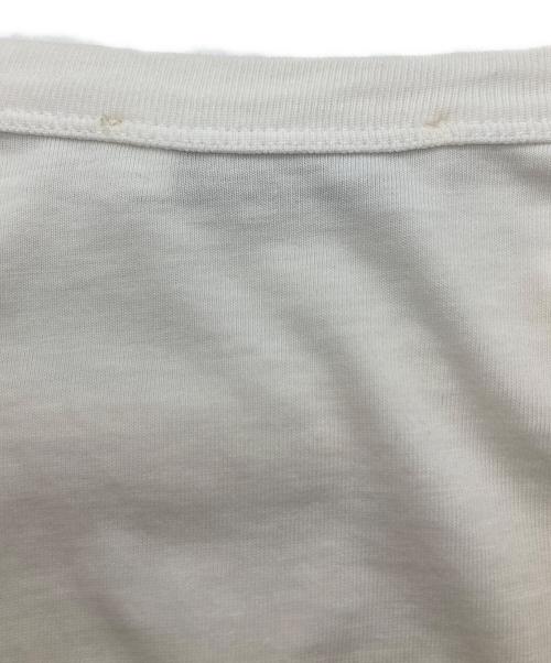 maison kitsune（メゾンキツネ）maison kitsune (メゾンキツネ) ピースキツネワッペンカットソー ホワイト サイズ:Ｍの古着・服飾アイテム