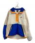 NIKE（ナイキ）の古着「HALF ZIP HOODIE WINTER」｜ブルー×アイボリー