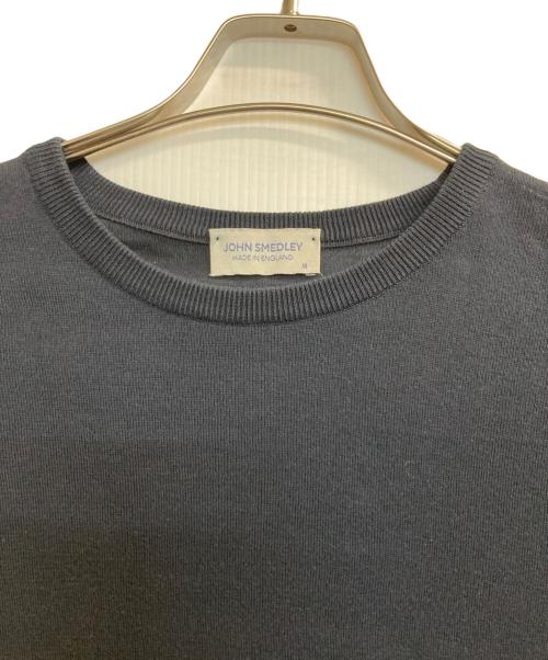 JOHN SMEDLEY（ジョンスメドレー）JOHN SMEDLEY (ジョンスメドレー) 半袖ニット ネイビー サイズ:Ｍの古着・服飾アイテム
