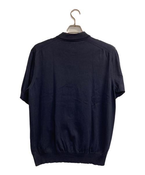 BATONER（バトナ―）BATONER (バトナ―) THE SEAISLAND COTTON POLO S/S ネイビー サイズ:2の古着・服飾アイテム