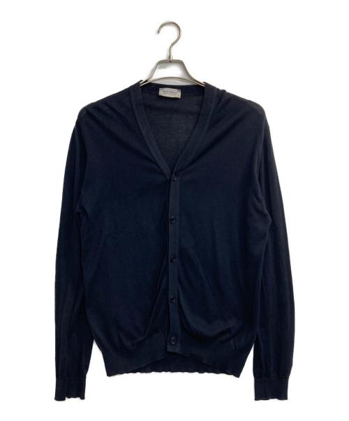JOHN SMEDLEY（ジョンスメドレー）JOHN SMEDLEY (ジョンスメドレー) ニットカーディガン ネイビー サイズ:Mの古着・服飾アイテム