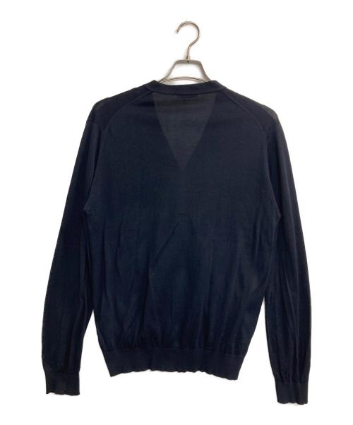 JOHN SMEDLEY（ジョンスメドレー）JOHN SMEDLEY (ジョンスメドレー) ニットカーディガン ネイビー サイズ:Mの古着・服飾アイテム