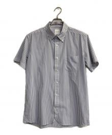 MACKINTOSH PHILOSOPHY（マッキントッシュ フィロソフィー）の古着「TROTTER S/S B.D Shirt」｜ブルー×ホワイト