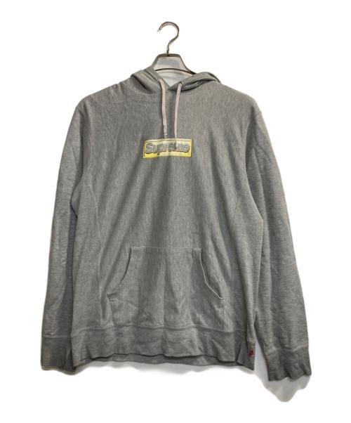 SUPREME（シュプリーム）SUPREME (シュプリーム) 13SS Bling Box Logo Hooded グレー サイズ:Ｌの古着・服飾アイテム