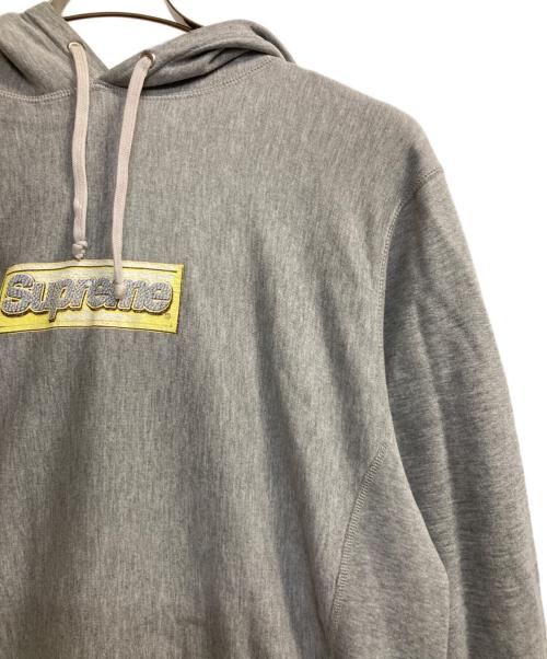 SUPREME（シュプリーム）SUPREME (シュプリーム) 13SS Bling Box Logo Hooded グレー サイズ:Ｌの古着・服飾アイテム