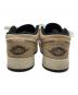 NIKE (ナイキ) GS Air Jordan 1 Low SE ベージュ×ホワイト サイズ:24cm：4000円
